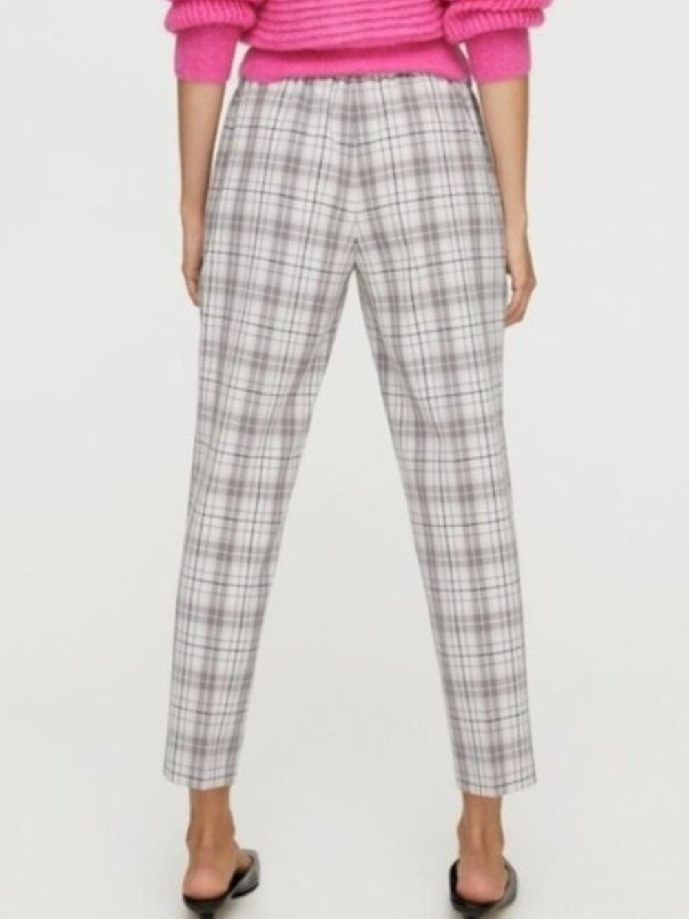 Aritzia Wilfred plaid tartan Darontal Pant